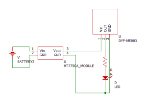 DYP-ME003テスト回路図
